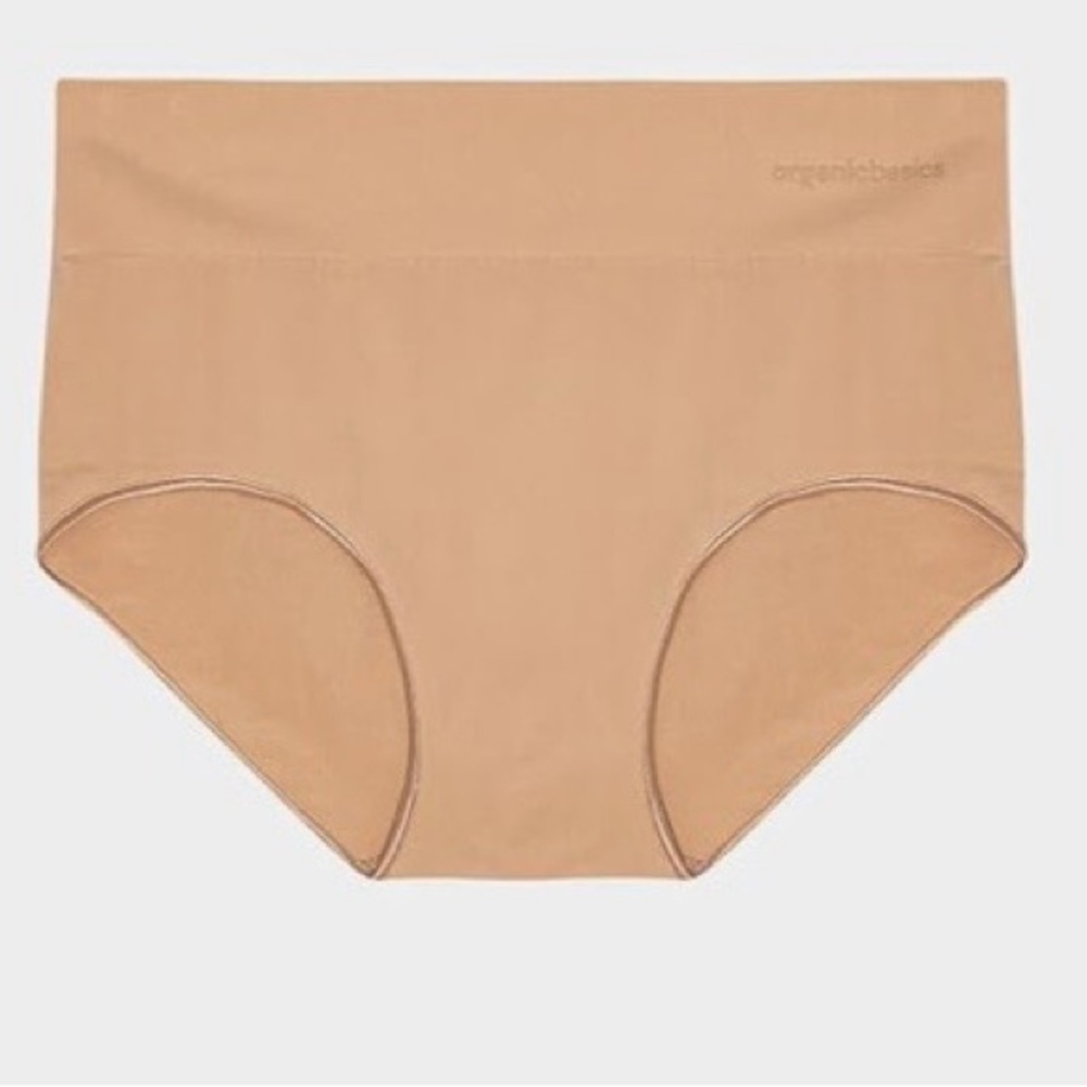Organic Basics Women's Smooth Recycled Nylon Seamless Hipster Underwear,SIZE L